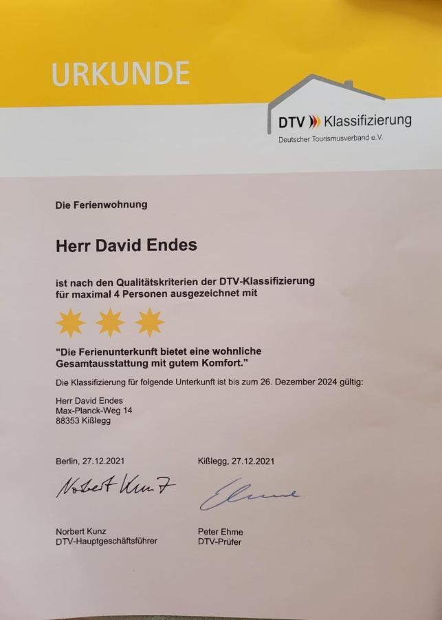 Ferienwohnung Allgaeu Kißlegg Eksteriør billede